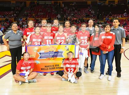 Thumbnail 3 in Monument Valley vs. Valley (Sanders) - Native American Basketball Classic photogallery.