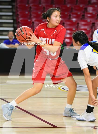 Thumbnail 3 in Monument Valley vs. Valley (Sanders) - Native American Basketball Classic photogallery.