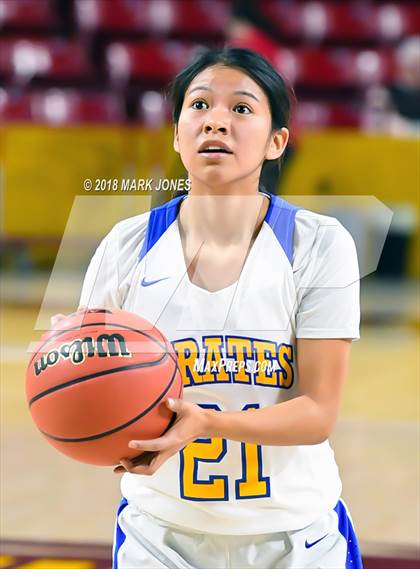 Thumbnail 1 in Monument Valley vs. Valley (Sanders) - Native American Basketball Classic photogallery.