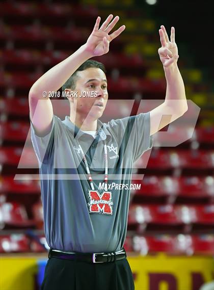 Thumbnail 1 in Monument Valley vs. Valley (Sanders) - Native American Basketball Classic photogallery.