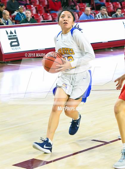 Thumbnail 2 in Monument Valley vs. Valley (Sanders) - Native American Basketball Classic photogallery.