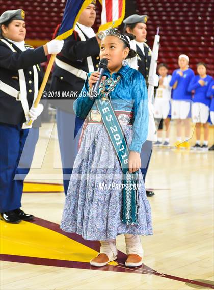 Thumbnail 3 in Monument Valley vs. Valley (Sanders) - Native American Basketball Classic photogallery.
