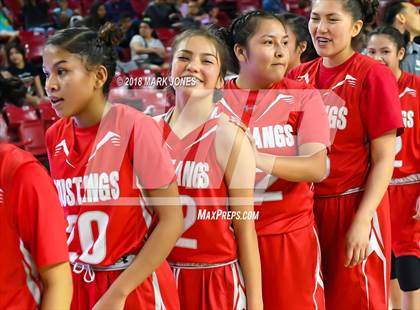 Thumbnail 3 in Monument Valley vs. Valley (Sanders) - Native American Basketball Classic photogallery.
