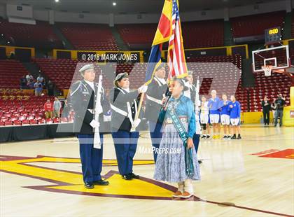 Thumbnail 3 in Monument Valley vs. Valley (Sanders) - Native American Basketball Classic photogallery.