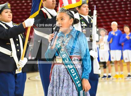 Thumbnail 2 in Monument Valley vs. Valley (Sanders) - Native American Basketball Classic photogallery.