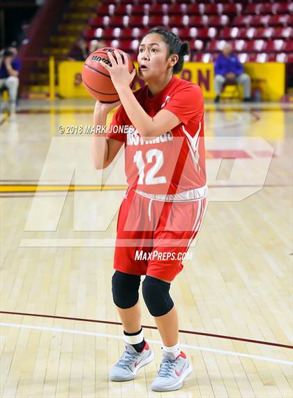 Thumbnail 3 in Monument Valley vs. Valley (Sanders) - Native American Basketball Classic photogallery.