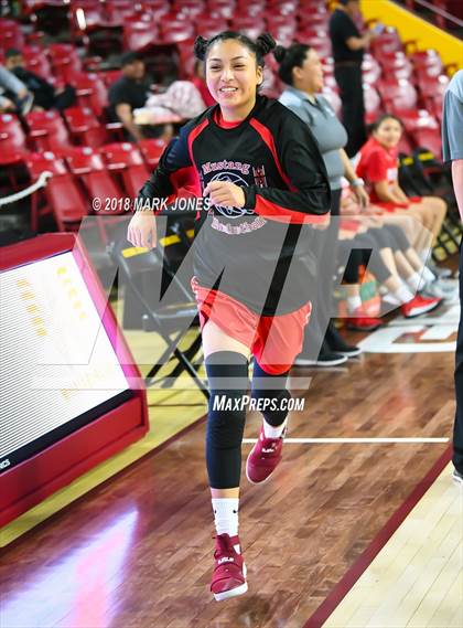 Thumbnail 2 in Monument Valley vs. Valley (Sanders) - Native American Basketball Classic photogallery.