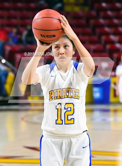 Thumbnail 1 in Monument Valley vs. Valley (Sanders) - Native American Basketball Classic photogallery.