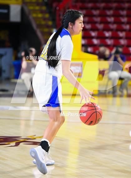 Thumbnail 3 in Monument Valley vs. Valley (Sanders) - Native American Basketball Classic photogallery.