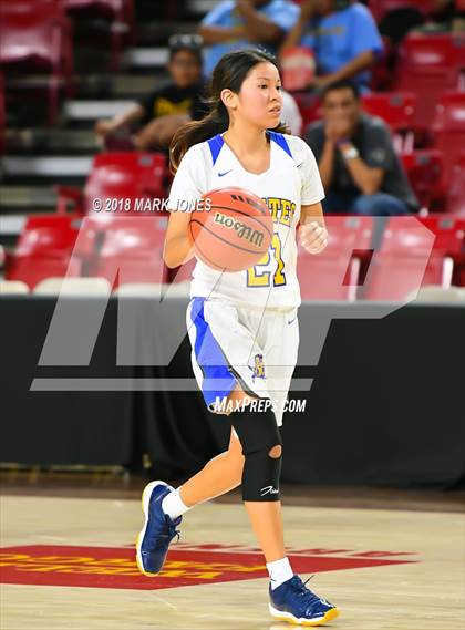 Thumbnail 3 in Monument Valley vs. Valley (Sanders) - Native American Basketball Classic photogallery.