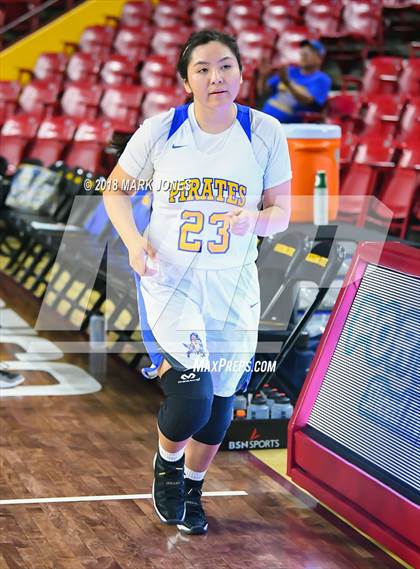 Thumbnail 1 in Monument Valley vs. Valley (Sanders) - Native American Basketball Classic photogallery.