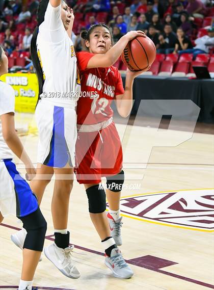Thumbnail 1 in Monument Valley vs. Valley (Sanders) - Native American Basketball Classic photogallery.