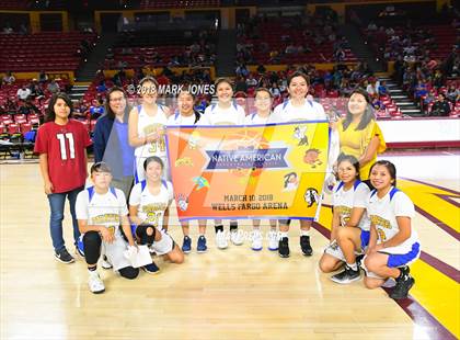 Thumbnail 1 in Monument Valley vs. Valley (Sanders) - Native American Basketball Classic photogallery.