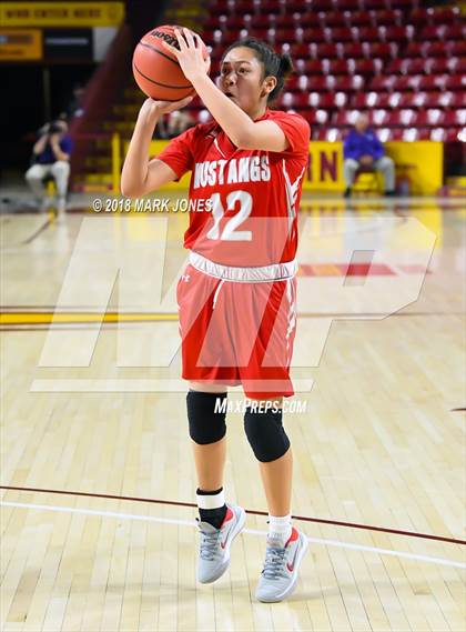 Thumbnail 1 in Monument Valley vs. Valley (Sanders) - Native American Basketball Classic photogallery.