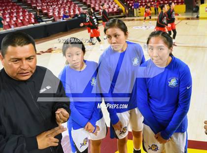 Thumbnail 2 in Monument Valley vs. Valley (Sanders) - Native American Basketball Classic photogallery.