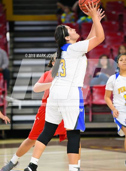 Thumbnail 1 in Monument Valley vs. Valley (Sanders) - Native American Basketball Classic photogallery.