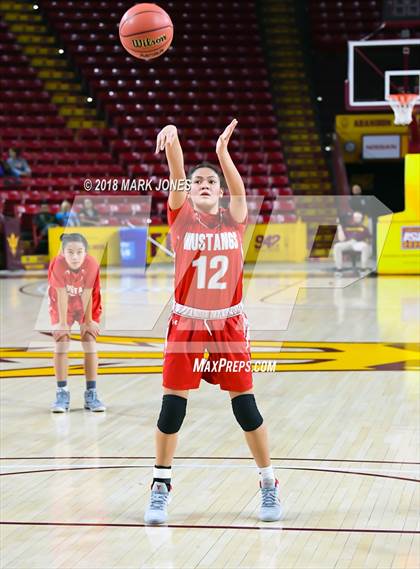 Thumbnail 2 in Monument Valley vs. Valley (Sanders) - Native American Basketball Classic photogallery.