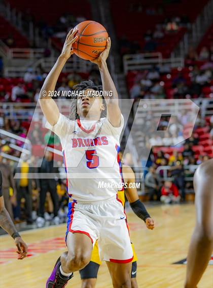 Thumbnail 3 in West Brook vs. Beaumont United (UIL Basketball 6A Regional Quarterfinal) photogallery.