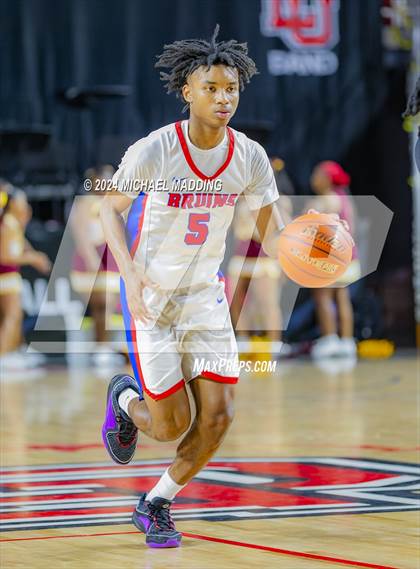 Thumbnail 1 in West Brook vs. Beaumont United (UIL Basketball 6A Regional Quarterfinal) photogallery.