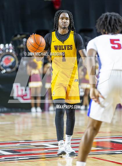 Thumbnail 2 in West Brook vs. Beaumont United (UIL Basketball 6A Regional Quarterfinal) photogallery.