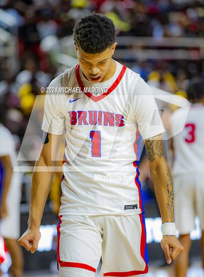 Thumbnail 1 in West Brook vs. Beaumont United (UIL Basketball 6A Regional Quarterfinal) photogallery.