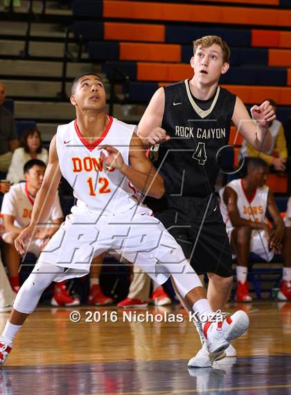 Thumbnail 1 in Cathedral Catholic vs. Rock Canyon (Tarkanian Classic) photogallery.