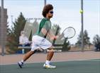 This MaxPreps.com professional photo is from the gallery Valor Christian @ Mountain Vista which features Mountain Vista high school athletes playing  Tennis.