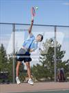 This MaxPreps.com professional photo is from the gallery Valor Christian @ Mountain Vista which features Valor Christian high school athletes playing  Tennis.
