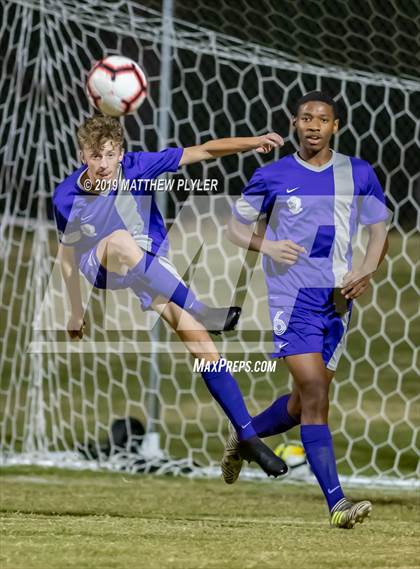 Thumbnail 3 in Fayetteville Christian vs Village Christian Academy (SAC Tournament Finals) photogallery.