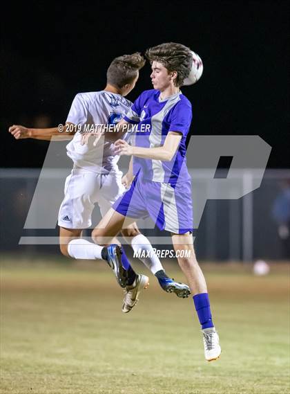 Thumbnail 2 in Fayetteville Christian vs Village Christian Academy (SAC Tournament Finals) photogallery.