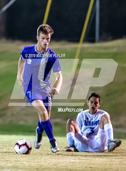 Thumbnail 3 in Fayetteville Christian vs Village Christian Academy (SAC Tournament Finals) photogallery.