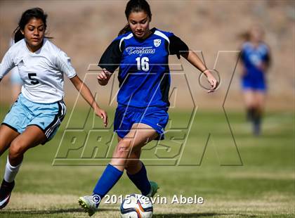Thumbnail 1 in Estrella Foothills vs Valley Christian (PCDS Girls Soccer Desert Classic) photogallery.