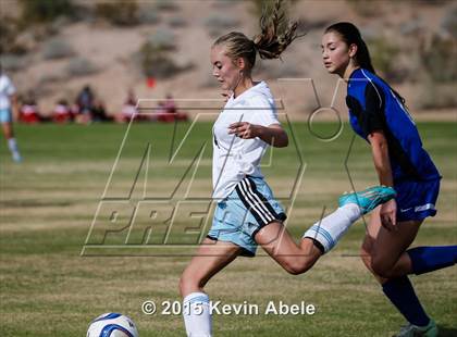 Thumbnail 1 in Estrella Foothills vs Valley Christian (PCDS Girls Soccer Desert Classic) photogallery.