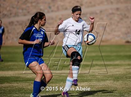 Thumbnail 3 in Estrella Foothills vs Valley Christian (PCDS Girls Soccer Desert Classic) photogallery.