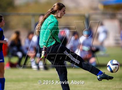 Thumbnail 3 in Estrella Foothills vs Valley Christian (PCDS Girls Soccer Desert Classic) photogallery.
