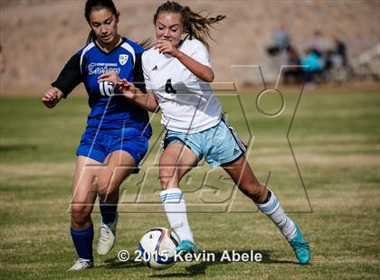 Thumbnail 2 in Estrella Foothills vs Valley Christian (PCDS Girls Soccer Desert Classic) photogallery.