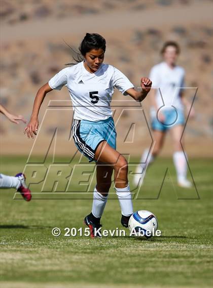 Thumbnail 3 in Estrella Foothills vs Valley Christian (PCDS Girls Soccer Desert Classic) photogallery.