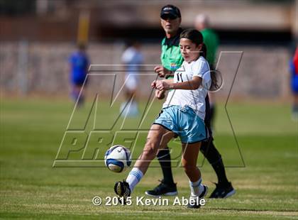 Thumbnail 1 in Estrella Foothills vs Valley Christian (PCDS Girls Soccer Desert Classic) photogallery.