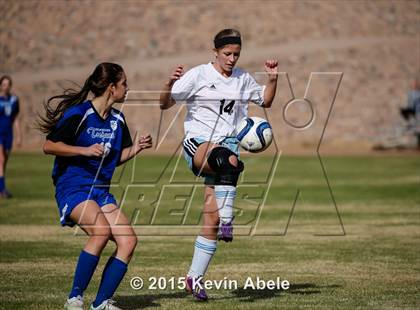 Thumbnail 2 in Estrella Foothills vs Valley Christian (PCDS Girls Soccer Desert Classic) photogallery.