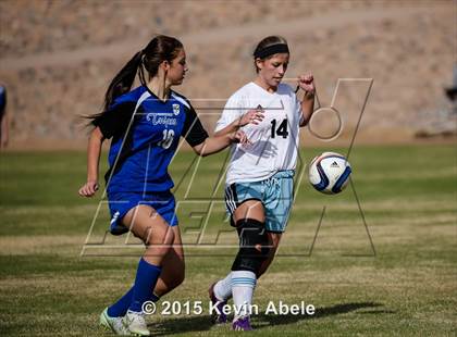 Thumbnail 2 in Estrella Foothills vs Valley Christian (PCDS Girls Soccer Desert Classic) photogallery.