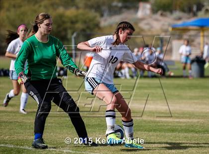 Thumbnail 2 in Estrella Foothills vs Valley Christian (PCDS Girls Soccer Desert Classic) photogallery.
