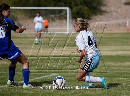 Thumbnail 1 in Estrella Foothills vs Valley Christian (PCDS Girls Soccer Desert Classic) photogallery.
