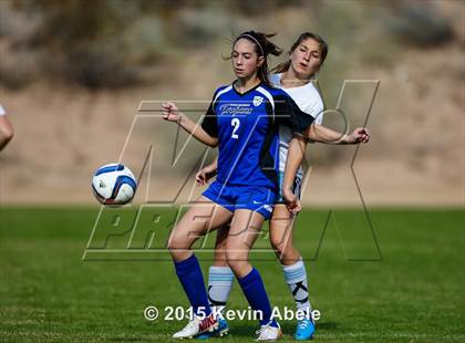 Thumbnail 3 in Estrella Foothills vs Valley Christian (PCDS Girls Soccer Desert Classic) photogallery.