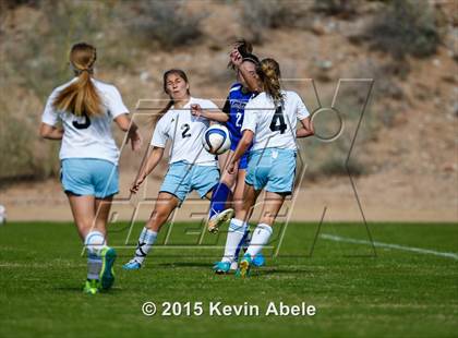 Thumbnail 1 in Estrella Foothills vs Valley Christian (PCDS Girls Soccer Desert Classic) photogallery.