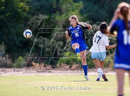 Thumbnail 3 in Estrella Foothills vs Valley Christian (PCDS Girls Soccer Desert Classic) photogallery.