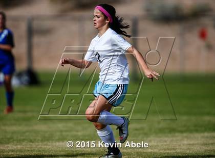 Thumbnail 2 in Estrella Foothills vs Valley Christian (PCDS Girls Soccer Desert Classic) photogallery.