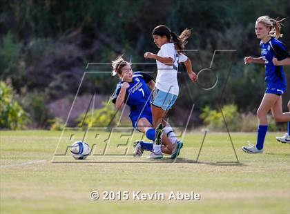 Thumbnail 3 in Estrella Foothills vs Valley Christian (PCDS Girls Soccer Desert Classic) photogallery.