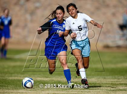 Thumbnail 3 in Estrella Foothills vs Valley Christian (PCDS Girls Soccer Desert Classic) photogallery.