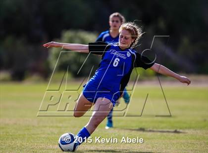 Thumbnail 3 in Estrella Foothills vs Valley Christian (PCDS Girls Soccer Desert Classic) photogallery.