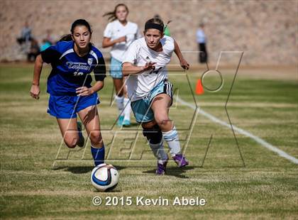 Thumbnail 3 in Estrella Foothills vs Valley Christian (PCDS Girls Soccer Desert Classic) photogallery.